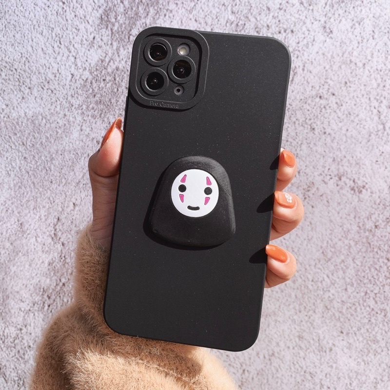 Ốp lưng ip pro camera đen - nâu kèm hoạ tiết vô diện dành cho ip 8p/x/xsm/11pm/12pm/13/13pm/14/14pm