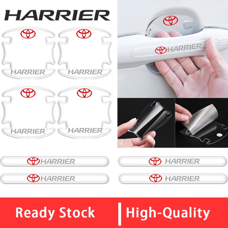 Miếng Dán Bảo Vệ Tay Nắm Cửa Trong Suốt Chống Trầy Xước Cho Xe Hơi Toyota Harrier XU60 XU82