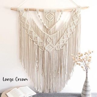 Mành treo trang trí tường macrame decor vintage nhiều khích thước