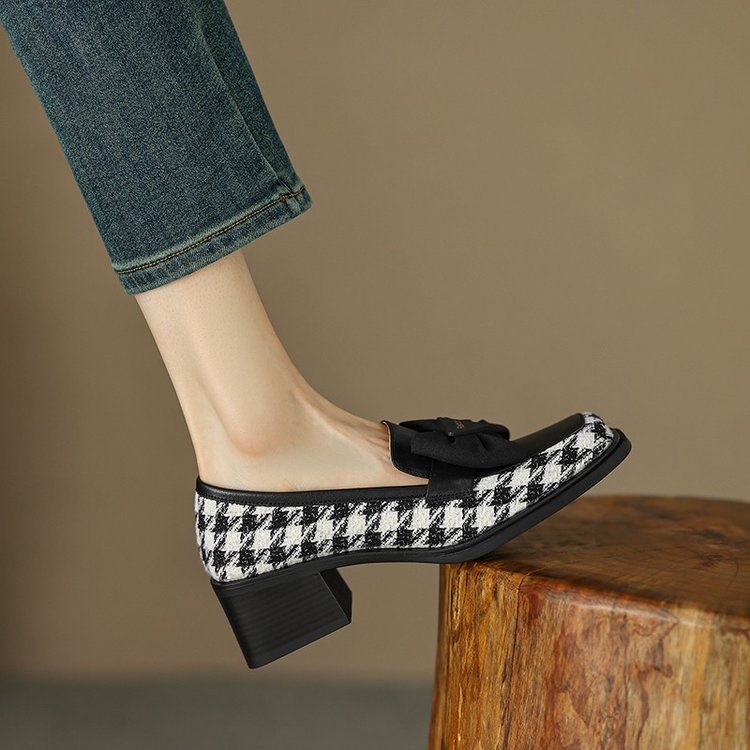 Giày Cao Gót Mũi Vuông Thời Trang Dành Cho Nữ