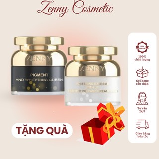 Bộ kem face Zenny Platium cao cấp, Bộ dưỡng trắng da ngày đêm giúp mờ thâm nám hiệu quả