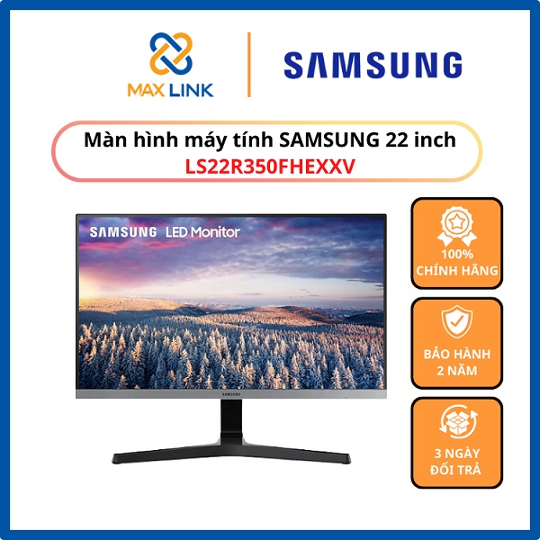 Màn hình máy tính Samsung viền mỏng FHD LS22R350 22inch - LS22R350FHEXXV