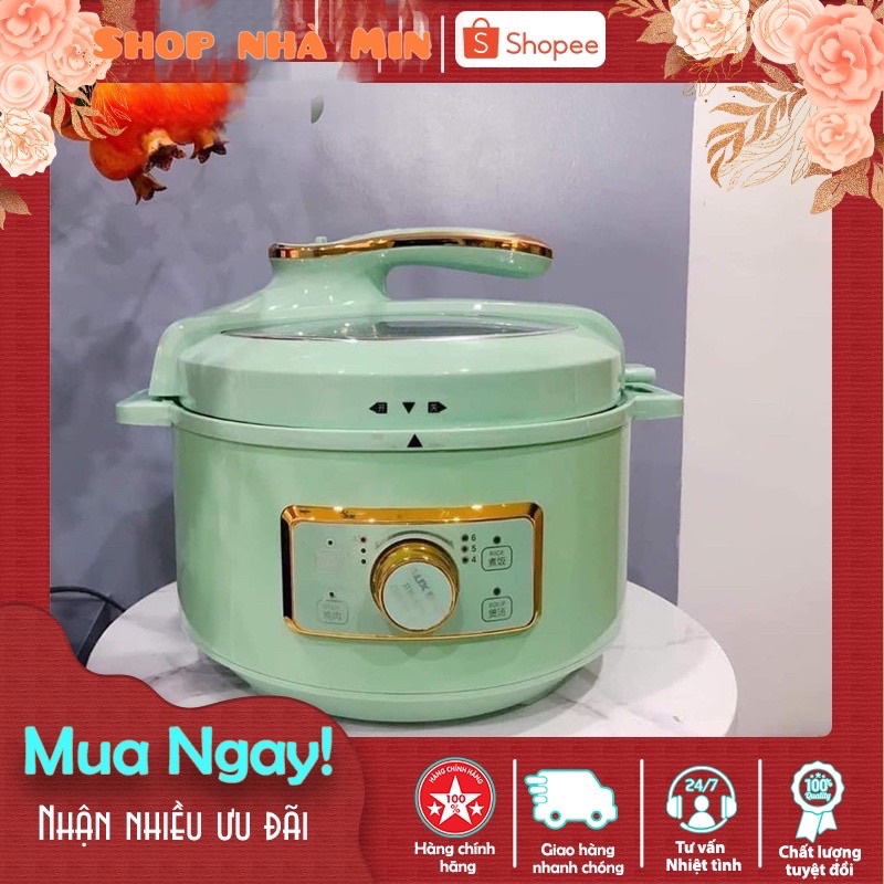NỒI HẦM NỒI ÁP SUẤT ĐA NĂNG AUX 3L,4L BẢN MỚI NHẤT