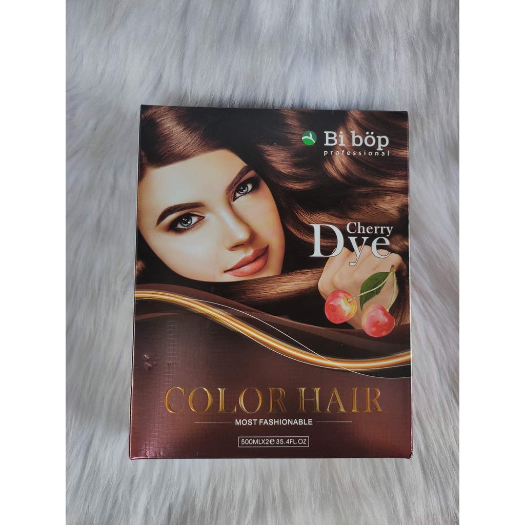 Nhuộm nâu phủ được tóc bạc Bi bop 500ml