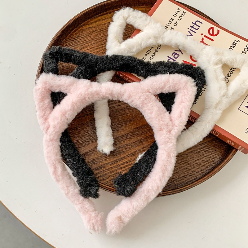 Băng Đô Tai Mèo Bằng Lông Nhung Dễ Thương Xinh Xắn