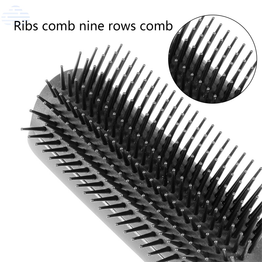 Lược Chải Tóc Xoăn Thẳng 9 Hàng Có Thể Tháo Rời Cho Salon Làm Tóc Tại Nhà