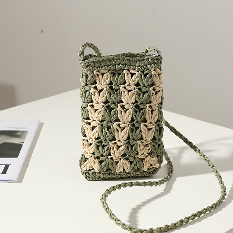 Túi cói mini Bằng Rơm Thời Trang Sành Điệu Cho Nữ