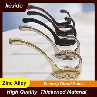  Móc Treo Quần Áo Gắn Cửa Tủ Bằng Hợp Kim Kẽm Màu Đen 