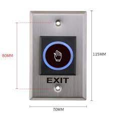 Nút Exit Cảm Ứng Không Chạm No Touch Cho Hệ Thống Access Control
