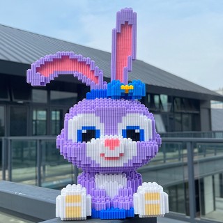 Mô hình lắp ráp lego thỏ tím 33cm