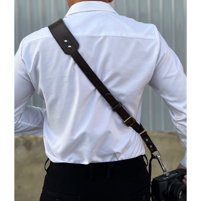 Dây Đeo Máy Ảnh Thao Tác Nhanh - Da Bò Nhập Khẩu