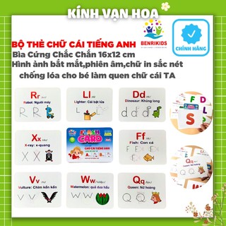Flash Card Song Ngữ Anh Việt Chủ Đề Chữ Cái Tiếng Anh Cùng Bé Học Vẽ - Thẻ Học Thông Minh