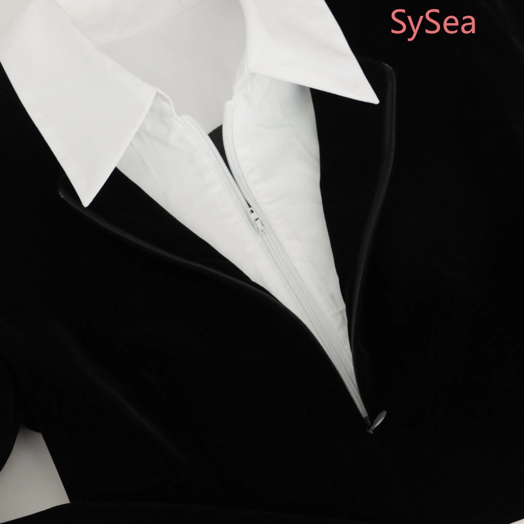 Đầm Nhung Dài Tay Ôm Dáng Gợi Cảm Theo Phong Cách One Piece Dành Cho Nữ