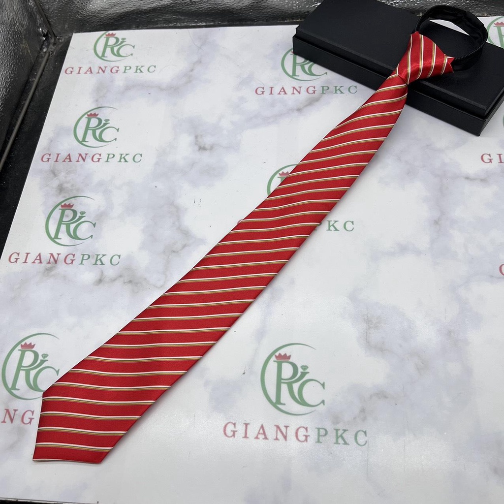 Cà vạt dây kéo 8cm phi bóng đẹp thắt sẵn Trung Niên TP HCM  Giangpkc 3-2023  Giangpkc Phụ kiện nam