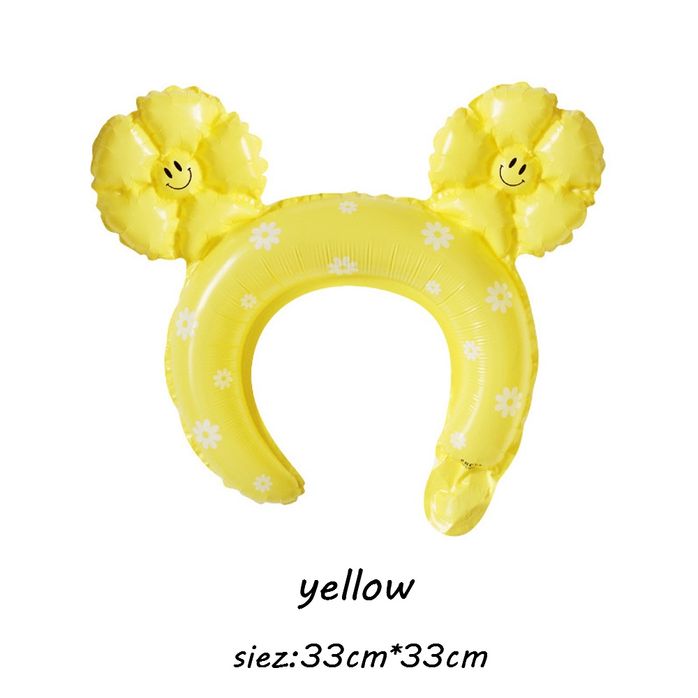 Bong Bóng Hình Hoa Cúc Nhỏ / Mặt Cười / Mặt Cười Trang Trí Tiệc Sinh Nhật Cho Bé