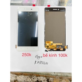 Bộ màn hình Oppo R7/R7 lite lành và bể kính