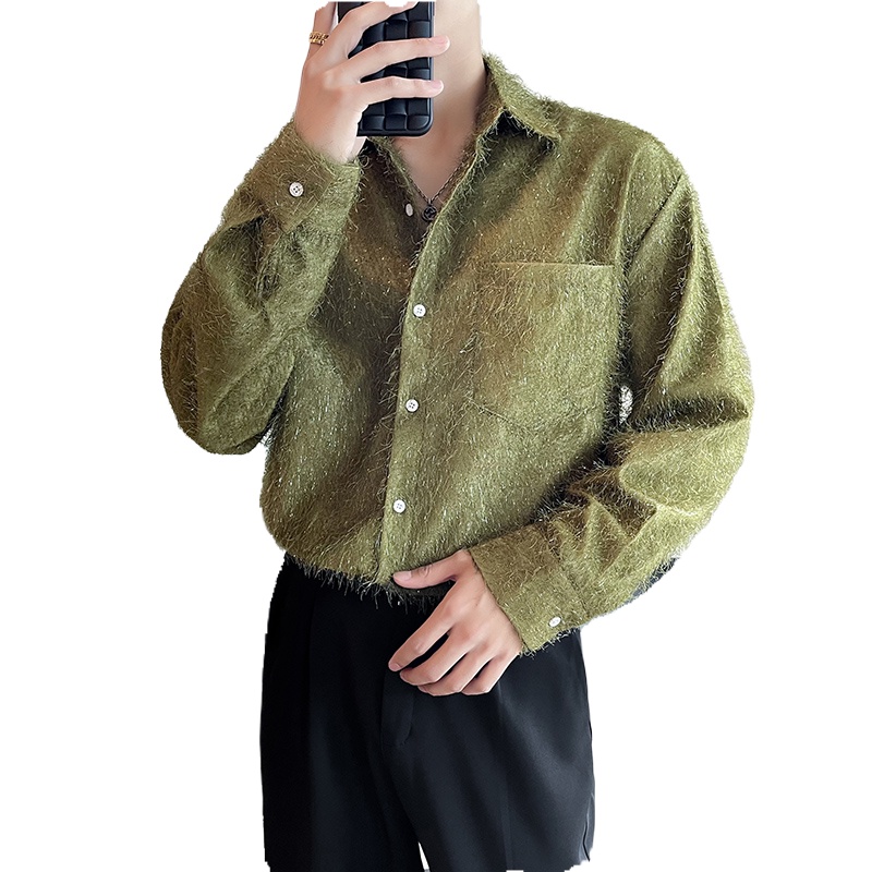 Áo Sơ Mi Nam Dài Tay Cổ Bẻ Thời Trang Hàn