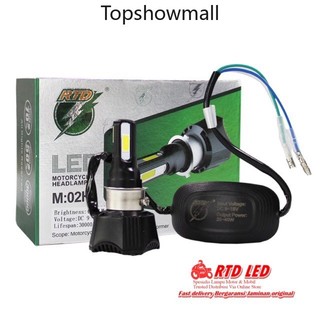 ĐÈN PHA LED CHÍNH HÃNG RTD M02H 40W CỰC SÁNG CHO XE MÁY