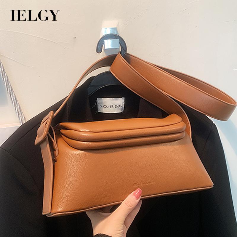 IELGY Túi Đeo Vai Cao Cấp Phong Cách Phương Tây Đơn Giản Cho Nữ