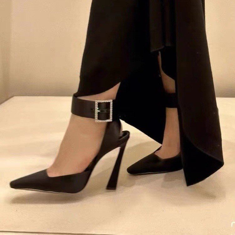 Giày Cao Gót Mũi Nhọn Đế Dày Quyến Rũ Thời Trang Cho Nữ