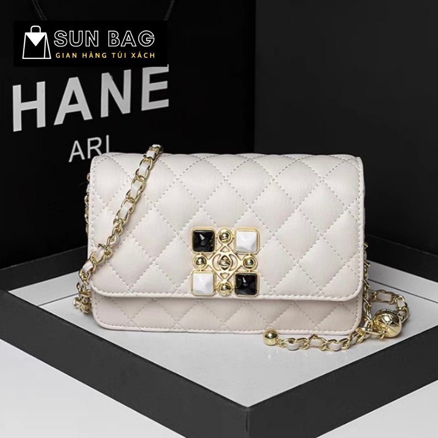 Túi xách nữ đeo chéo, đeo vai Sun Bag, dùng đi chơi, đi học, đi làm, chất da đẹp, thời trang cao cấp size 21cm SB414