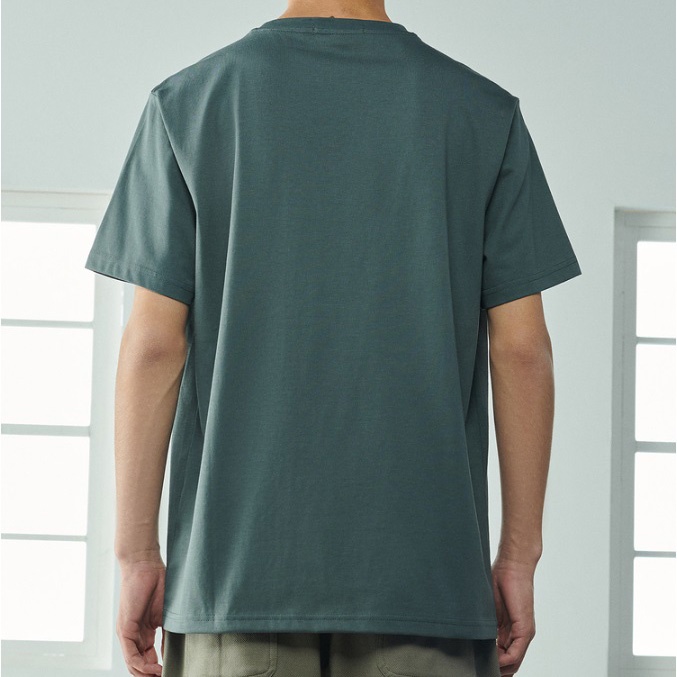 HLA - Áo thun nam ngắn tay vải cotton lạnh thoáng mát Casual icy cotton short sleeves T-shirt