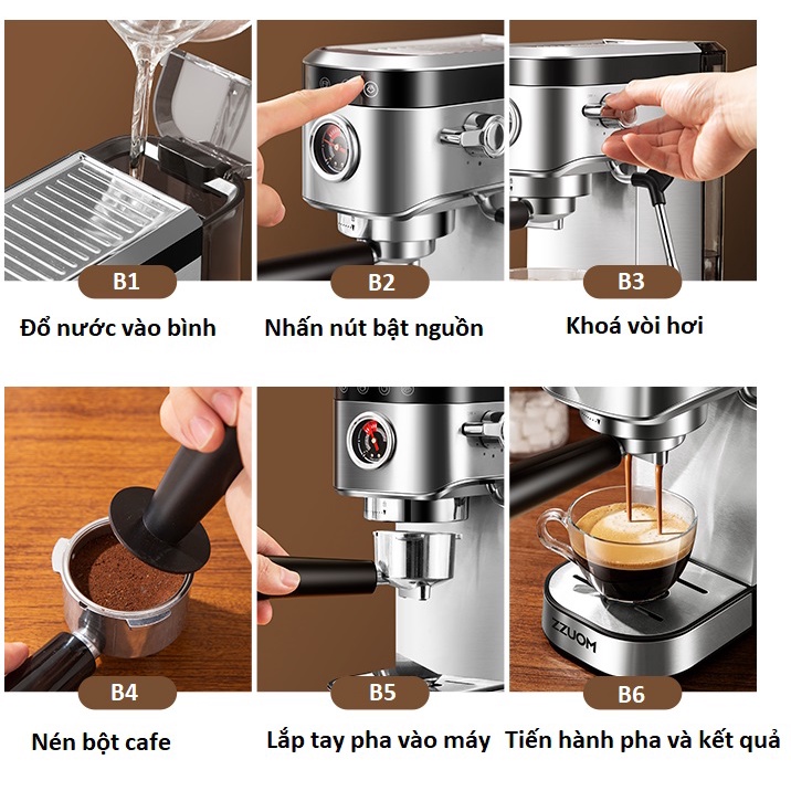 Máy pha cafe tự động CM5100, chuẩn vị Espresso, 20 bar, bình nước 1500ml, bảo hành 12 tháng