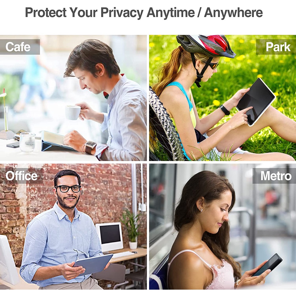 Phim lọc quyền riêng tư Màng Lọc Bảo Vệ Màn Hình Chống Nhìn Trộm Cho 12.3 Inch Surface Pro 7 Plus Pro 7 Pro 6 Pro 5 Pro 4 Pro 3 Go 1 2 3