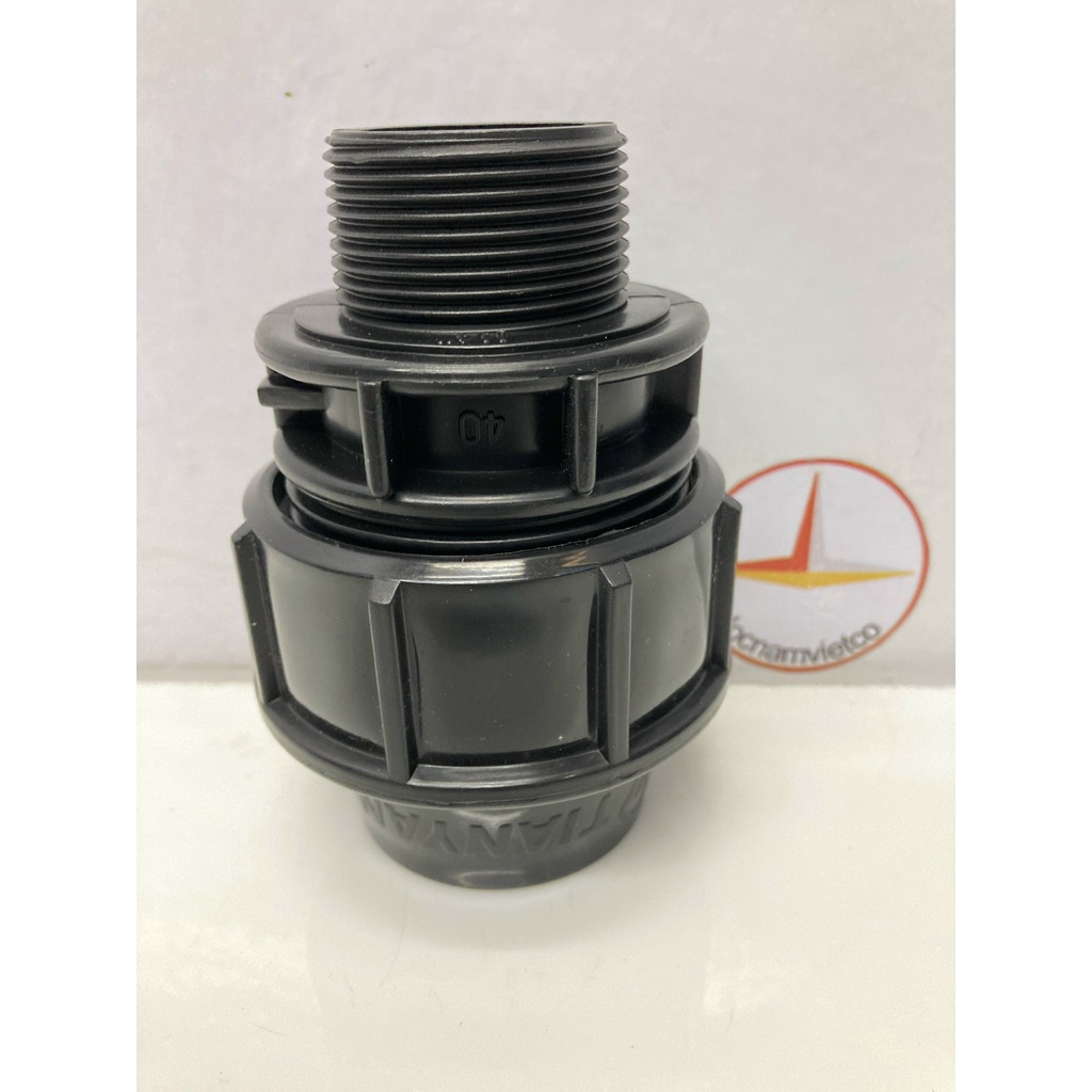 Nối ren ngoài HDPE phi 40 Tianyan
