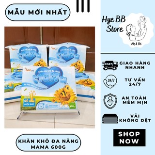 [HÀNG CHÍNH HÃNG] KHĂN VẢI KHÔ ĐA NĂNG MAMA (Bịch 600g)