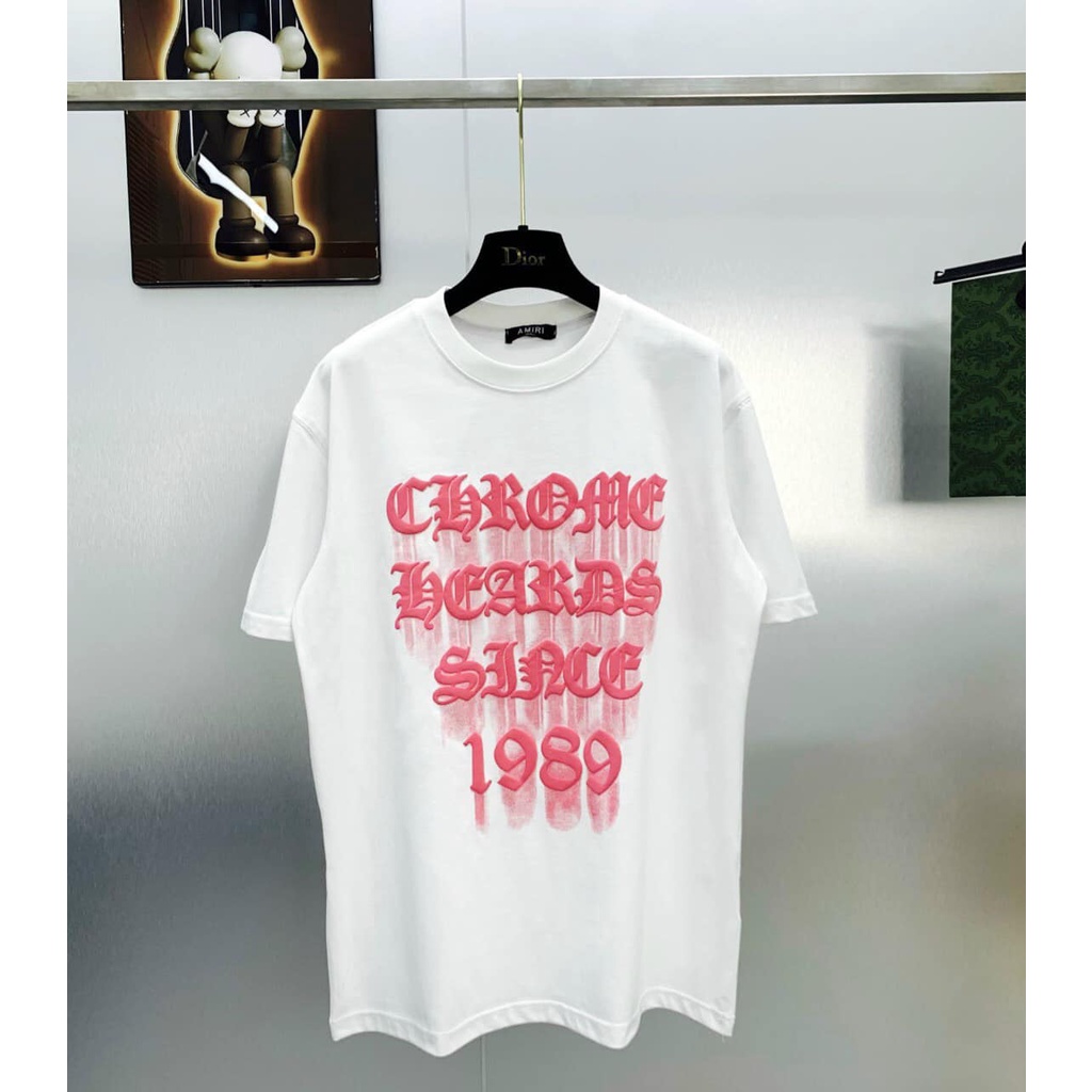 Áo Thun Chrome Hearts 1989 - Áo Phông Cotton Dáng Rộng Nam Nữ