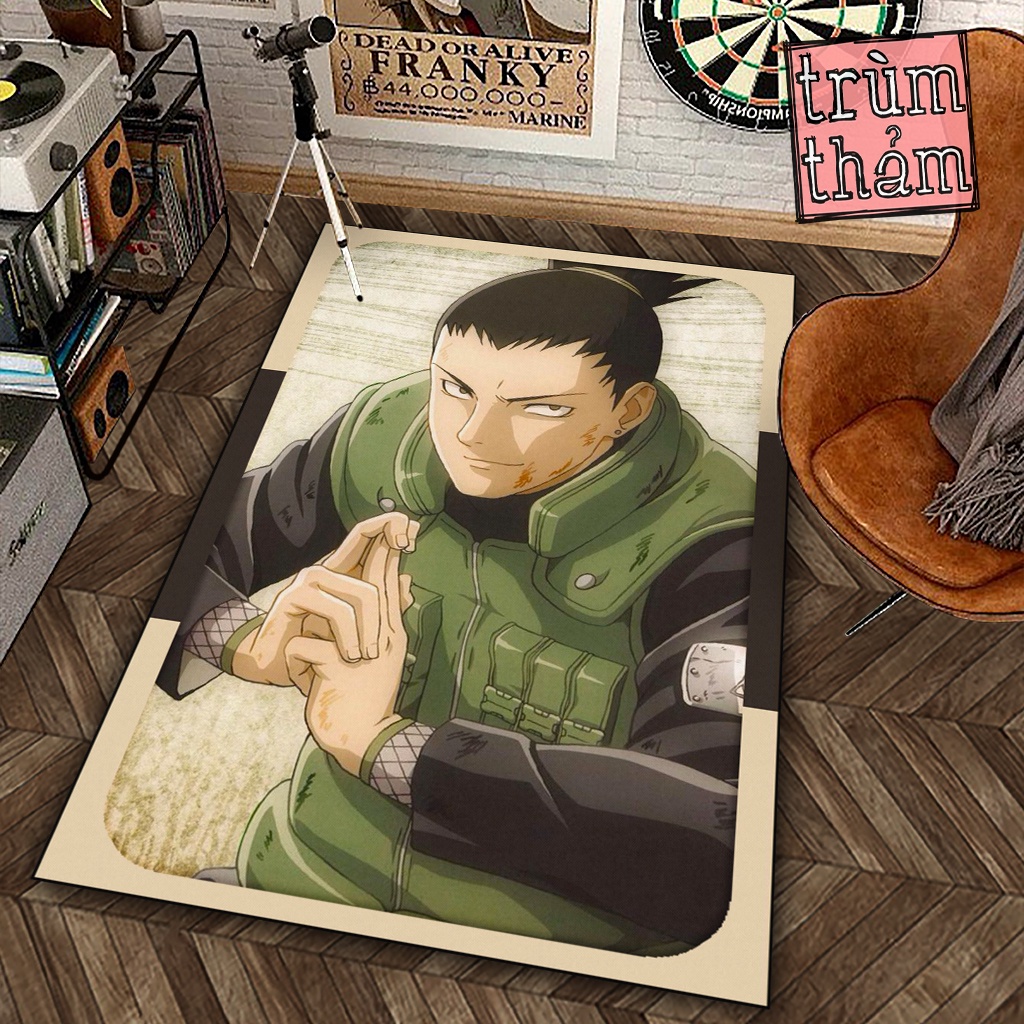 Thảm Trang Trí Nara Shikamaru Naruto Anime Manga Decor Góc Học Tập Làm Việc Phòng Ngủ Phòng Khách Văn Phòng