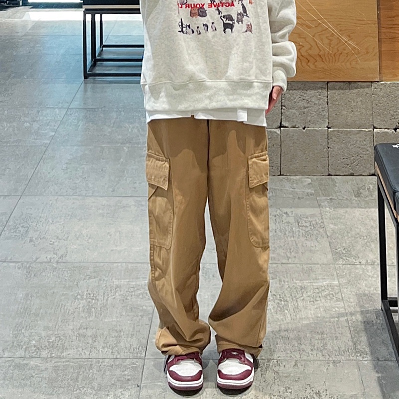 Quần dài SUXI lưng cao ống rộng thời trang mùa xuân dành cho nữ