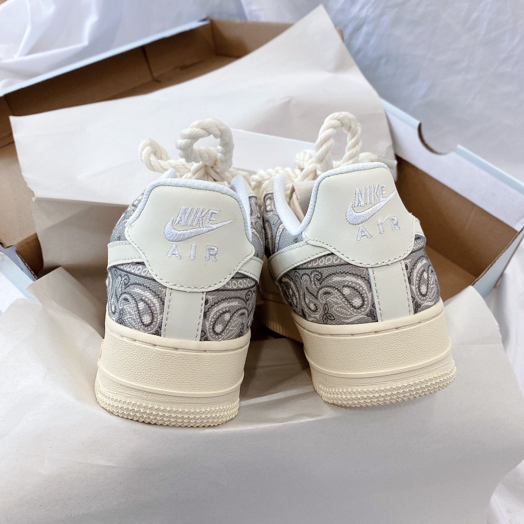 Giày Nike_ Air Force 1 thổ cẩm, AF1 Travis bigbag dây thừng hàng SC trung bản Cao Cấp nam nữ, Full Box, Bill