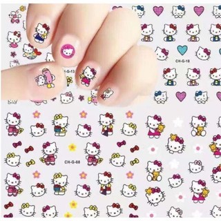 Sticker dán móng cho trẻ em Hello Kitty siêu bền, siêu dính Doll House