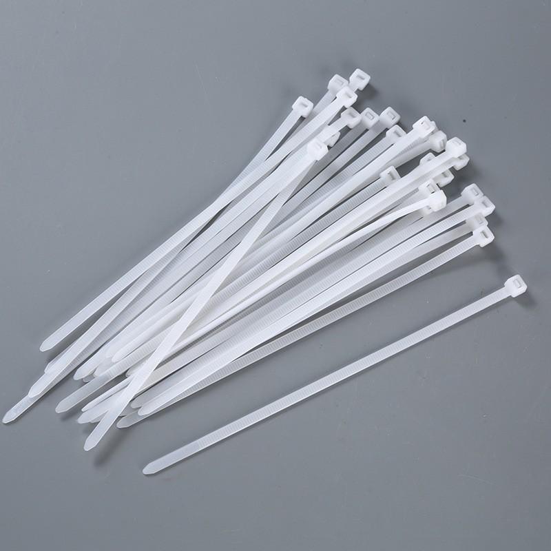 Bịch 100 Sợi Dây Rút Nhựa Màu Trắng Và Đen, Dài 10cm, 20cm