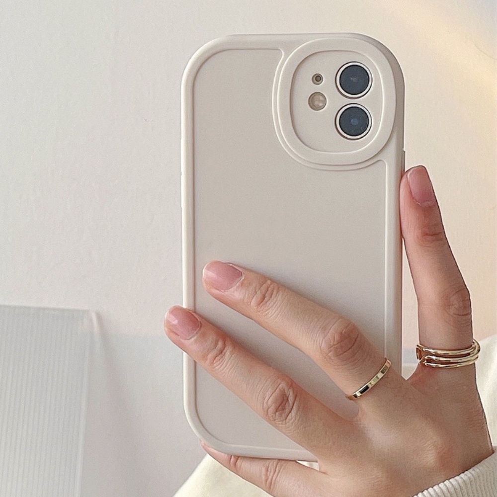 Ốp Điện Thoại TPU Mềm Mỏng Màu Kẹo Cho IPhone 14 13 12 11 Pro Max X XR 8 7 Plus