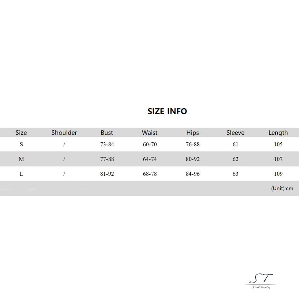 Đầm Dệt Kim Dài Tay Một Mảnh Màu Trơn Xẻ Tà Cho Nữ CY03