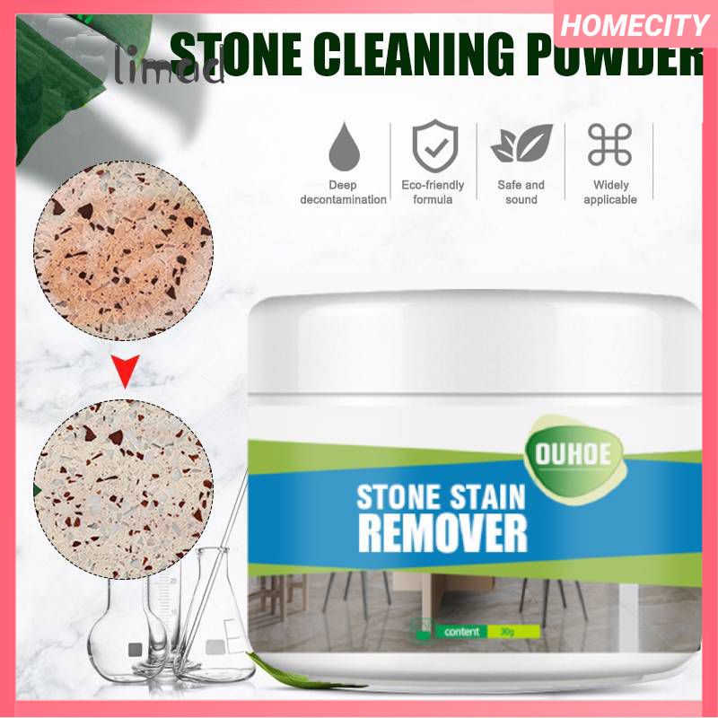 30G Bột Làm Sạch Đá Chất Tẩy Rửa Vết Bẩn Gạch Chất Tẩy Vết Bẩn Pstars Loại Bỏ Mặt Bàn