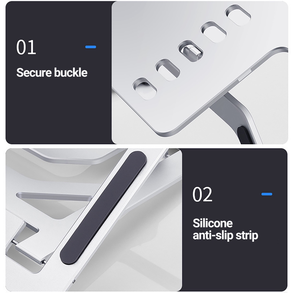 Giá Đỡ Laptop Bằng Hợp Kim Nhôm Họa Tiết Hoa Hướng Dương Sức Chứa Lớn