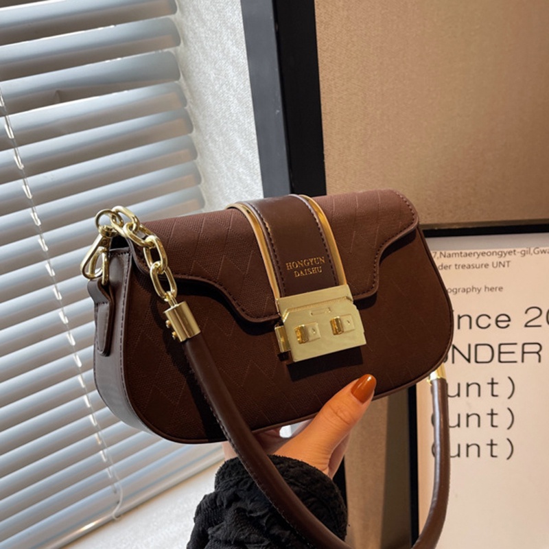 Ielgy Túi Đeo Chéo Hình Vuông Nhỏ Màu Trơn Phong Cách Nước Ngoài Tinh Tế Dễ Phối Đồ Cho Nữ