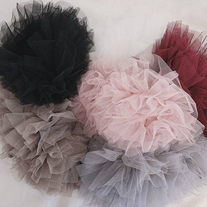 Chân Váy Xòe Tutu Màu Trơn Dễ Thương Thời Trang Mùa Hè Cho Bé Gái