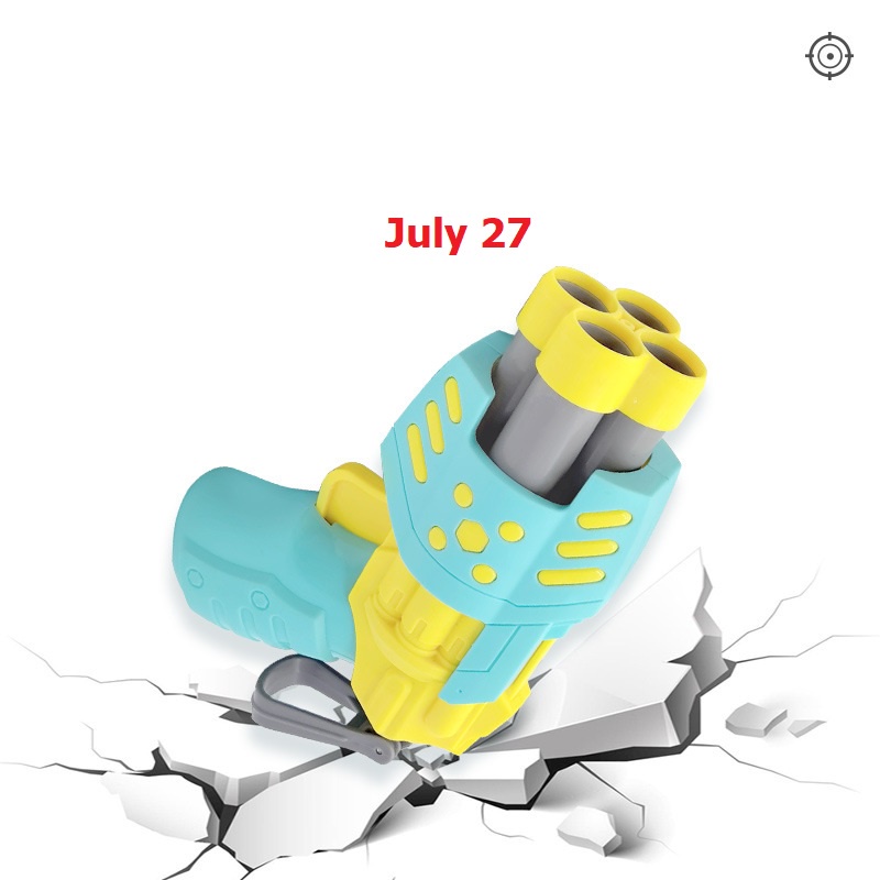 Đồ Chơi Máy Phóng Đạn Xốp, Cho Bé Chơi Cực Vui Và Hấp Dẫn, Set Sản Phẩm Bao Gồm