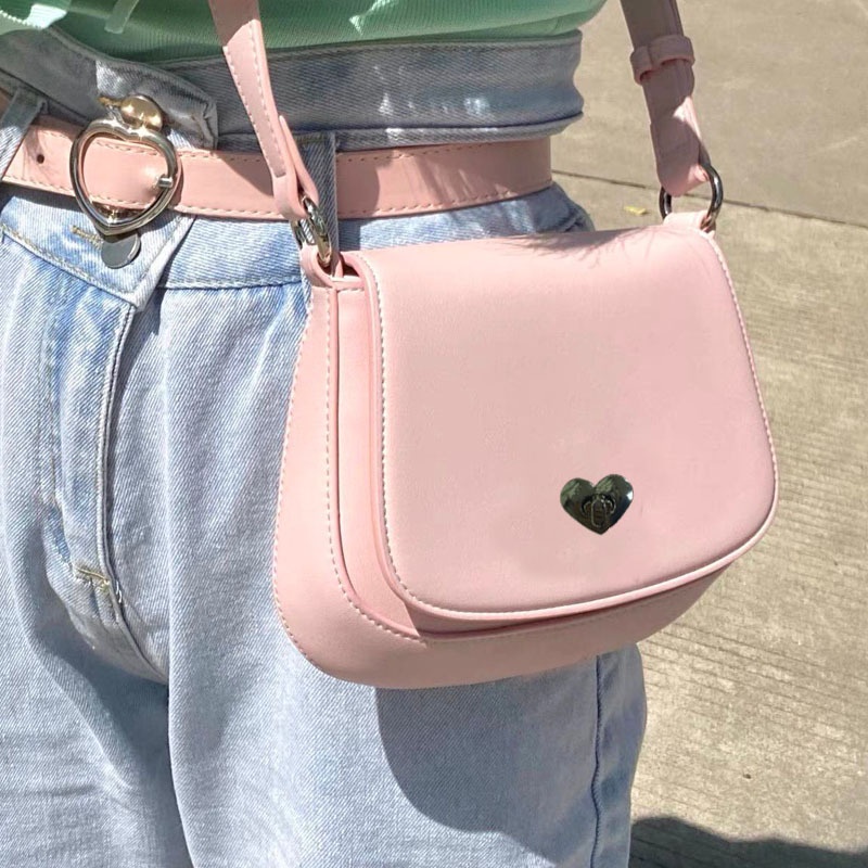 Túi Đeo JASMIN NOIR Chéo Vai Bằng Da PU Có Khóa Dành Cho Nữ