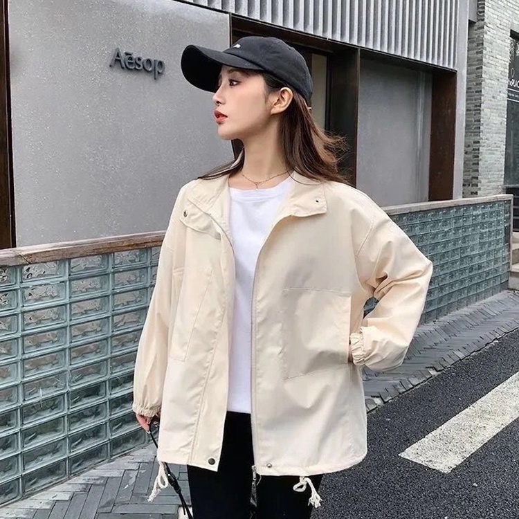 IELGY   Áo Khoác Dáng Rộng Phong Cách Hàn Quốc Cho Nữ