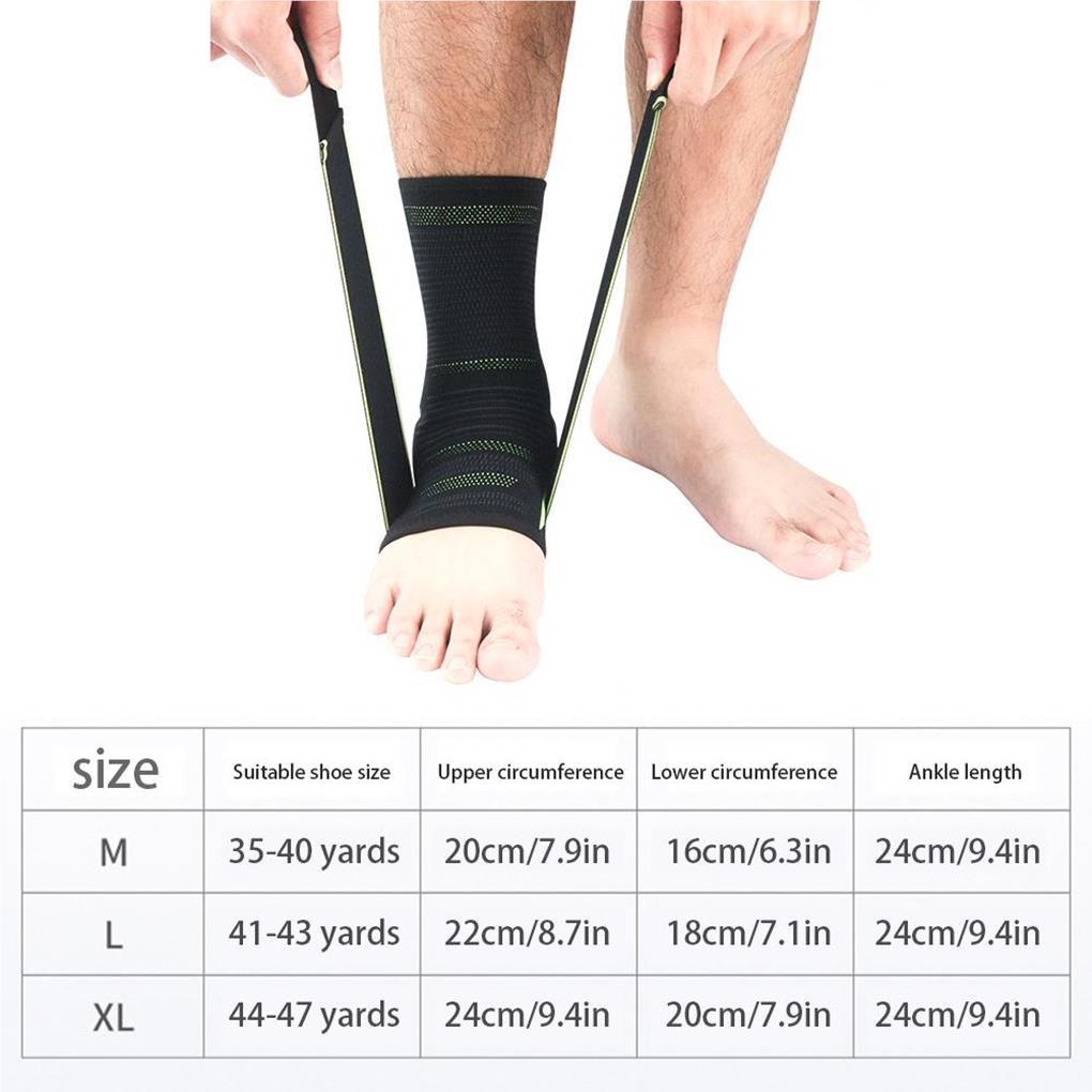 Đai Quấn Bảo Vệ Mắt Cá Chân Chống Trượt Thoáng Khí Có Thể Tháo Rời Hỗ Trợ Chơi Bóng