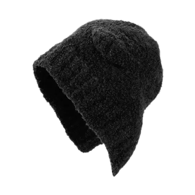 Ygt Mũ Len Lông Cừu Dày Dặn Giữ Ấm Mùa Thu Đông In Hình Gấu Dễ Thương Cho Nữ