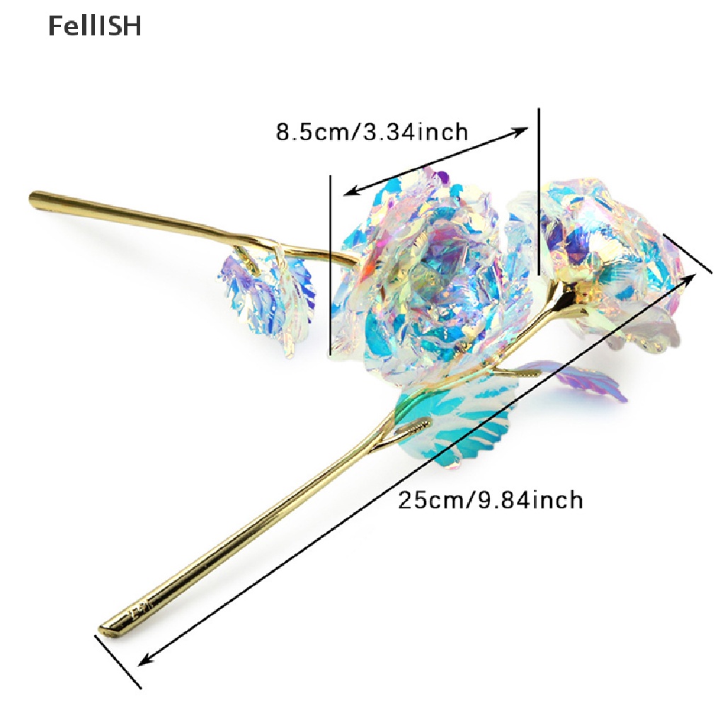 Hoa Hồng Giả Mạ Vàng 24K Trang Trí Tiệc Cưới 439br