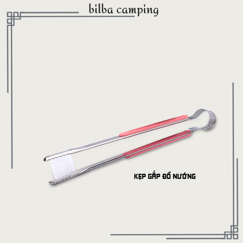 Kẹp nướng thịt, gắp thức ăn đa năng Campingmoon BB4522 - Billba Camping