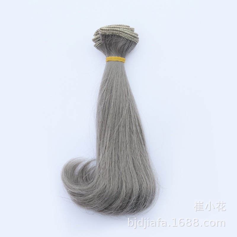 Tóc Tép Gắn cho Búp bê 15cm cúp đuôi